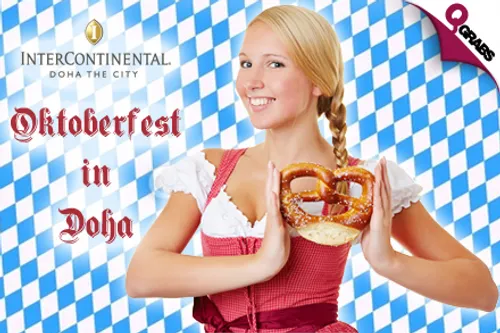 Prost! For QR111, Enjoy Oktoberfest on Oct. 31 OR Nov. 1 at The InterContinental Doha The City! (QR222 Value)
